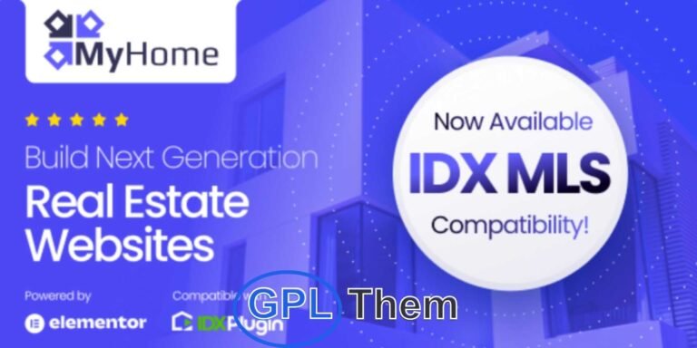 MyHome – Premium Real Estate WordPress Theme MyHome is a modern, feature-rich Real Estate WordPress theme designed to help you build professional and user-friendly property websites—without writing a single line of code. Whether you're creating a site for a solo real estate agent, a large agency, or a property marketplace, MyHome delivers powerful tools to make your platform engaging and intuitive.