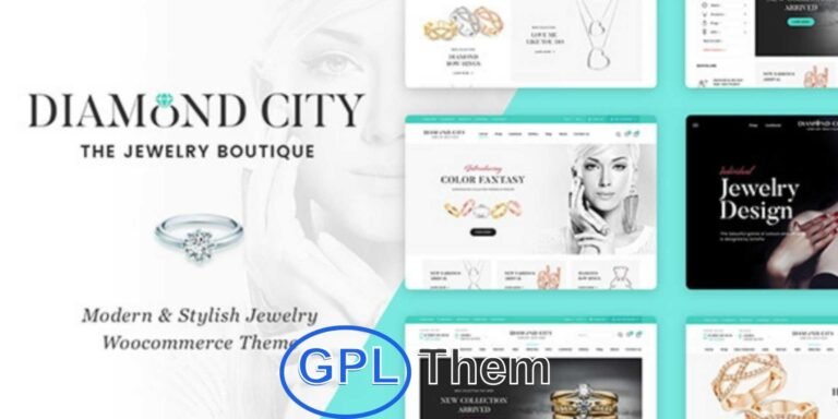 DiCi – Elegant Jewelry Shop WordPress Theme DiCi (Diamond City) is a stylish and modern WordPress theme built specifically for jewelry shops, watch retailers, and artisan crafters. Powered by the Elementor page builder, this theme combines refined aesthetics with professional functionality—making it ideal for showcasing luxury products online.