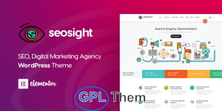 Seosight – SEO & Digital Marketing Agency WordPress Theme Seosight is a cutting-edge WordPress theme designed specifically for SEO agencies, digital marketing firms, and creative professionals. Featuring a unique Flat Filled Outline design style, this theme delivers a visually engaging and modern user experience.