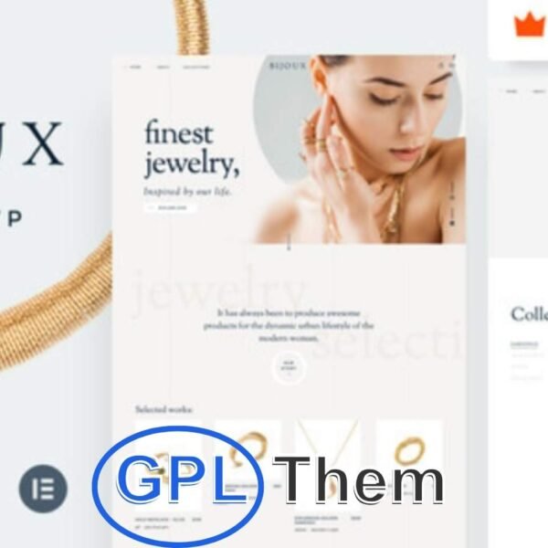Bijoux – Handmade Jewelry & Crafts WooCommerce WordPress Theme Bijoux is a beautifully designed WooCommerce WordPress theme crafted specifically for handmade goods, artisan shops, and jewelry stores. Ideal for selling handcrafted items like jewelry, watches, clothing, artwork, toys, and other stylish creations, Bijoux combines elegance with eCommerce functionality.