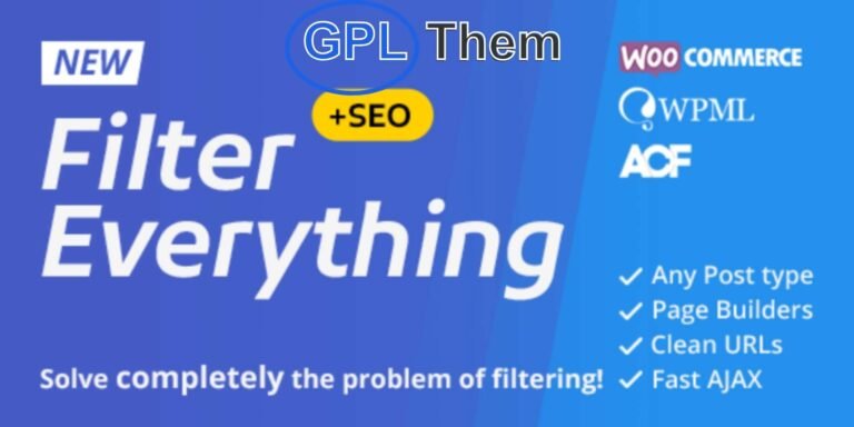 Filter Everything – Advanced WordPress & WooCommerce Product Filter Plugin Filter Everything is a powerful faceted filtering plugin for WordPress and WooCommerce that lets you create professional-grade filters for products, posts, and any custom post types—by any parameter.