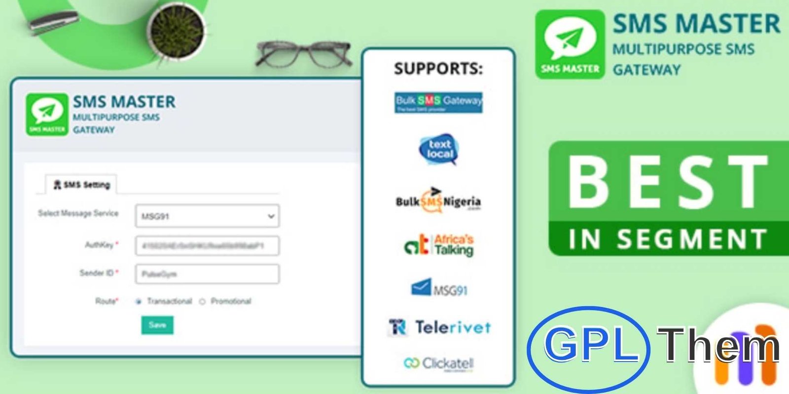 SMSmaster – Multipurpose SMS Gateway For WordPress SMSmaster – Multipurpose SMS Gateway Plugin for WordPress SMSmaster is a versatile and powerful SMS gateway plugin for WordPress, designed to seamlessly integrate with plugins like School Management System, Hospital Management System, and Gym Management System.