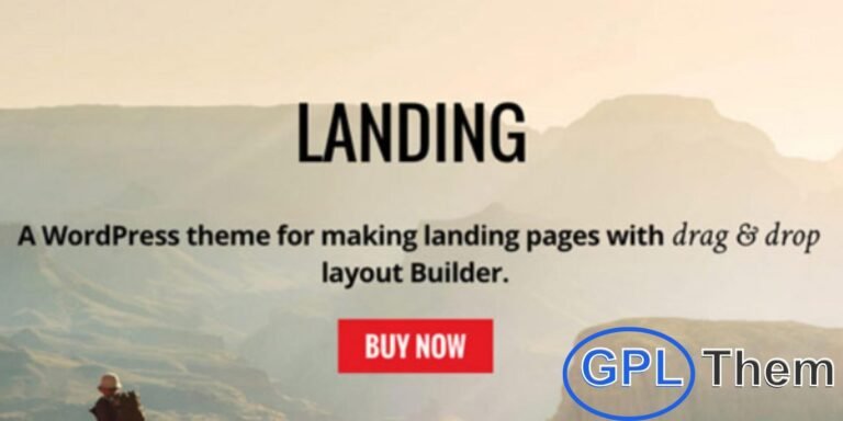 Themify – Landing Premium WordPress Theme Themify Landing is a powerful and highly customizable WordPress theme designed to help you grow your audience and maximize conversions. Whether your goal is to gain more subscribers, boost social media followers, or drive traffic to a specific product or service, this theme is the perfect solution for creating high-converting landing pages.