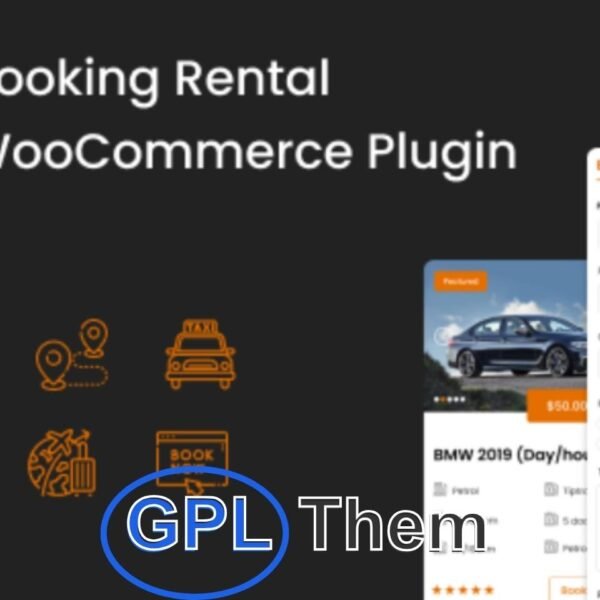 BRW – WooCommerce Booking & Rental Plugin BRW – Booking Rental Plugin for WooCommerce is a powerful and flexible solution designed to support a wide range of rental and booking services. Built on WooCommerce, it offers full customization and seamless integration with your WordPress theme.