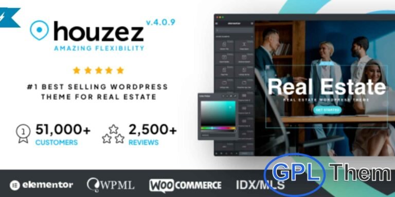 Houzez – Real Estate WordPress Theme for Professionals Houzez is a globally trusted and feature-rich WordPress theme designed specifically for real estate agents, agencies, and property management companies. Whether you're building a modern real estate marketplace or a niche property listing site, Houzez offers the tools and flexibility to help you succeed.