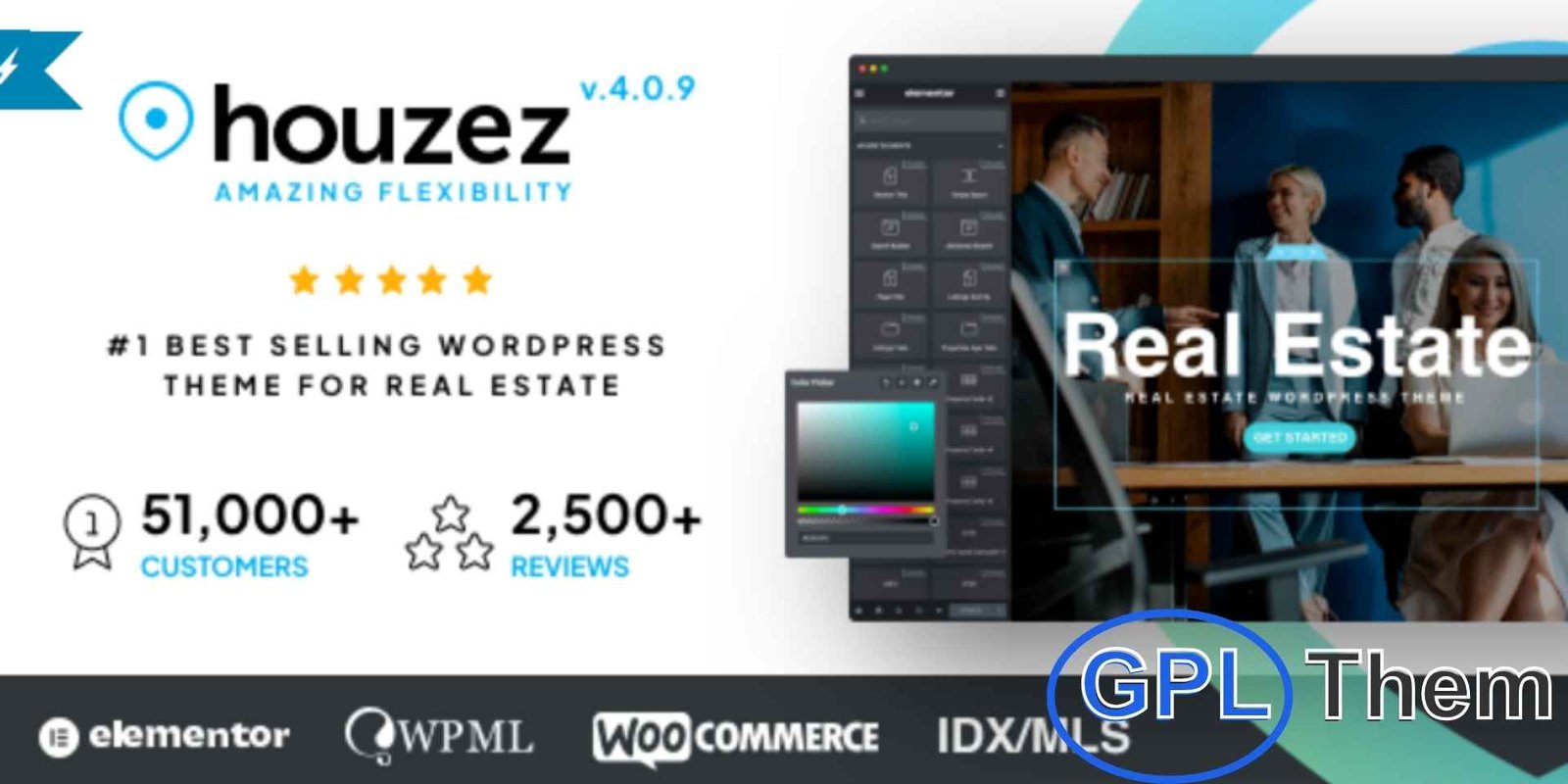 Houzez – Real Estate WordPress Theme Houzez – Real Estate WordPress Theme for Professionals Houzez is a globally trusted and feature-rich WordPress theme designed specifically for real estate agents, agencies, and property management companies. Whether you're building a modern real estate marketplace or a niche property listing site, Houzez offers the tools and flexibility to help you succeed.