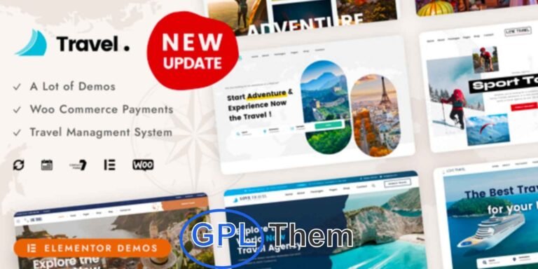 Love Travel – Creative Travel Agency WordPress Theme Love Travel is a versatile and beautifully designed WordPress theme tailored for travel agencies, tour operators, and travel bloggers. With its modern, clean, and flat design, this multi-page, multipurpose theme is also flexible enough to be used for a wide range of businesses beyond the travel industry.