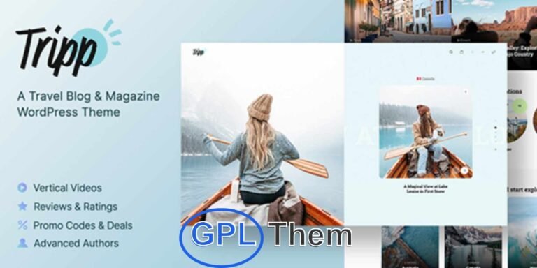 Tripp – Travel Blog & Magazine WordPress Theme Tripp is a beautifully designed WordPress theme crafted specifically for travel bloggers, explorers, and storytellers who want to share their journeys and inspire a global audience. Whether you're documenting personal adventures, writing destination guides, or creating a travel magazine, Tripp offers all the tools you need to build an engaging and visually stunning website.