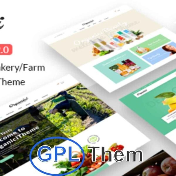 Organici – Organic Store & Bakery WooCommerce WordPress Theme Organici is a premium WooCommerce WordPress theme specifically crafted for organic and eco-friendly businesses. Ideal for organic food stores, fresh produce markets, organic farms, bakeries, coffee shops, and natural cosmetics retailers, Organici combines modern design with powerful eCommerce functionality.