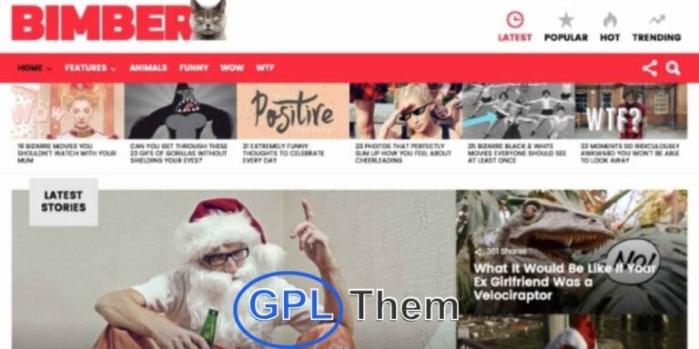 Bimber – Viral & Buzz WordPress Theme for High-Traffic Content Sites Bimber is a top-selling, high-performance WordPress theme designed specifically for viral content, buzz sites, and social sharing platforms. Ideal for publishers looking to build a feature-rich viral website quickly, Bimber comes packed with tools to help your content go viral—from share buttons and trending posts to meme generators and reaction buttons.