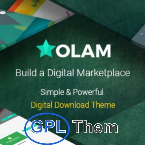 Olam – Digital Marketplace & Easy Digital Downloads WordPress Theme Olam is a powerful and easy-to-use WordPress theme designed specifically for creating digital product stores and online marketplaces using Easy Digital Downloads (EDD). Perfect for selling stock photos, software, plugins, eBooks, audio files, and other digital goods, Olam offers everything you need to launch a professional and fully functional digital shop.