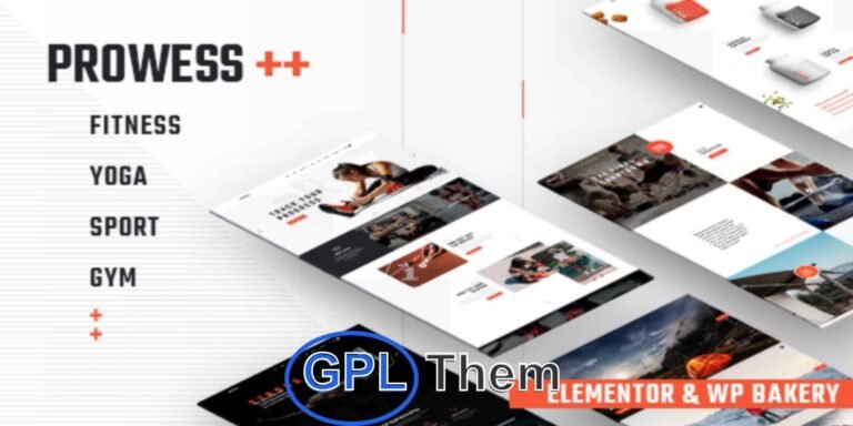 Prowess – Fitness, Gym & Yoga WordPress Theme (SEO Optimized) Prowess is a powerful and modern WordPress theme designed specifically for fitness centers, gyms, personal trainers, yoga instructors, and wellness studios. Packed with dynamic features, Prowess helps you create a professional online presence that reflects your passion for health and fitness.