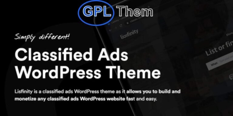 Lisfinity – Premium Classified Ads WordPress Theme Lisfinity is a powerful and feature-rich WordPress theme designed to create modern, high-performing classified ads websites. Whether you're launching a local marketplace, niche directory, or multi-category classifieds platform, Lisfinity offers everything you need to build, manage, and monetize your site with ease.