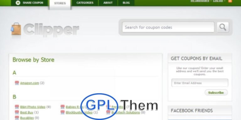 Clipper – Premium Coupon WordPress Theme by AppThemes Clipper by AppThemes is a powerful and easy-to-use WordPress theme designed specifically for building a professional coupon and deals website. Whether you want to launch a niche coupon platform or a mega-savings site, Clipper offers everything you need to start monetizing your traffic quickly and effectively.