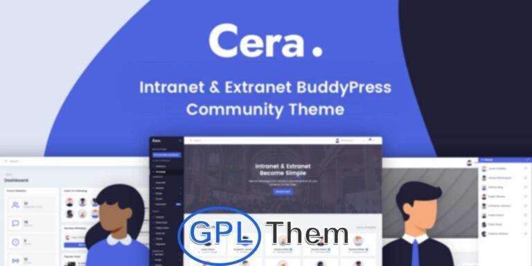 Cera – Intranet & Community WordPress Theme Cera is a powerful and flexible WordPress theme designed for building intranet, extranet, and online community websites. With full support for WordPress core features, Cera provides a lightweight yet feature-rich platform that’s easy to customize—no coding skills needed.