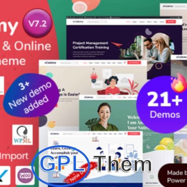 eCademy v6.1 – Elementor LMS & Online Courses Theme