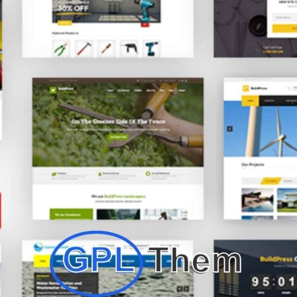 BuildPress v5.6.5 – Multi-purpose Construction and Landscape WP Theme