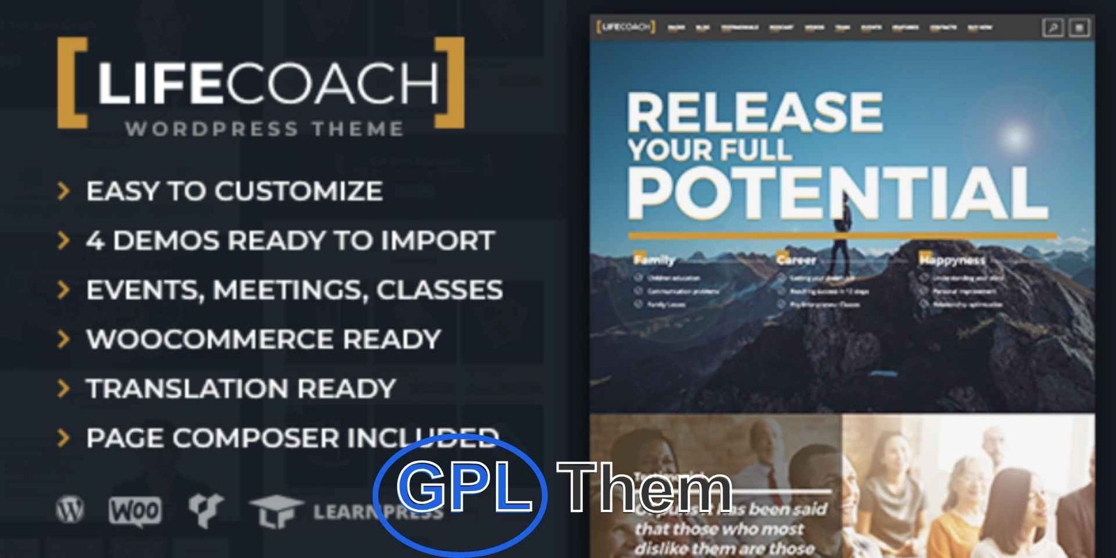 Life Coach WordPress Theme Life Coach – Complete WordPress Theme for Life & Business Coaches Life Coach is a fully-featured WordPress theme specifically designed for life coaches, business coaches, mentors, speakers, and personal development experts. Packed with all the essential tools, this theme helps you build a professional coaching website that engages visitors and converts leads into clients.