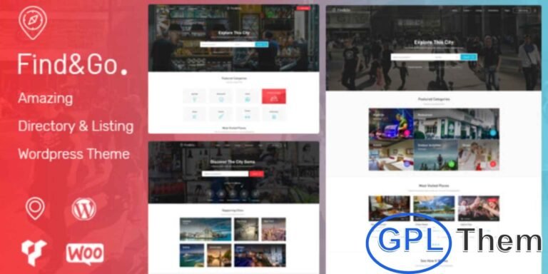 Findgo – Directory & Listing WordPress Theme for Local & Global Businesses Findgo is a powerful and user-friendly WordPress directory theme designed to help you create, manage, and monetize a local or international listing website with ease.