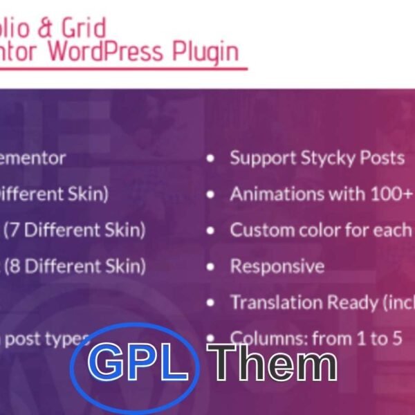 Fast Portfolio & Grid for Elementor v1.0