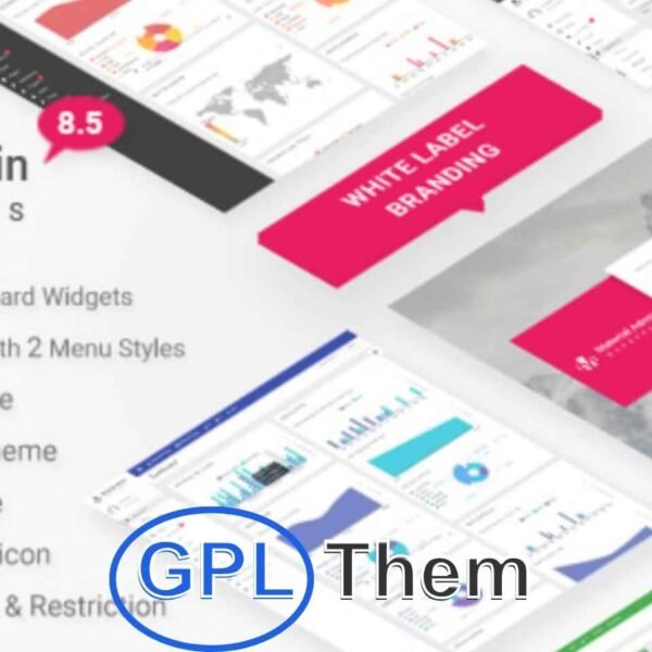Material v8.7 – White Label WordPress Admin Theme