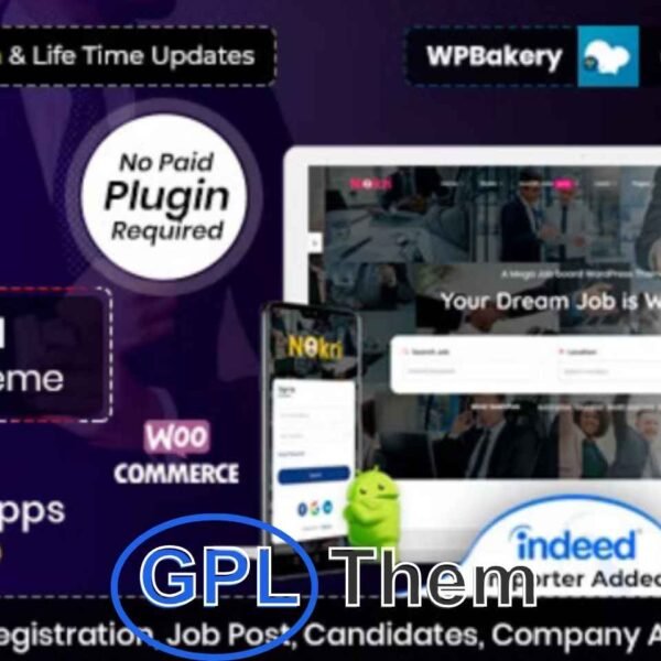 Nokri v1.5.2 – Job Board WordPress Theme