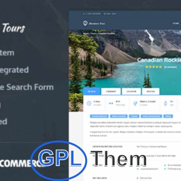 Adventure Tours – WordPress TourTravel Theme 4.1.7