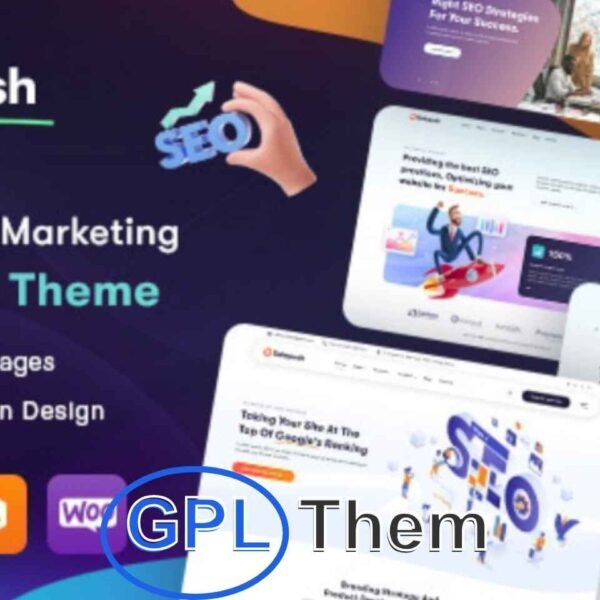 Salepush – SEO & Digital Marketing WordPress Theme Salepush is a clean, modern, and highly responsive WordPress theme crafted specifically for SEO agencies, digital marketing firms, and corporate businesses. With its bold design and conversion-focused layout, Salepush helps you build a professional online presence that attracts clients and boosts your digital credibility.