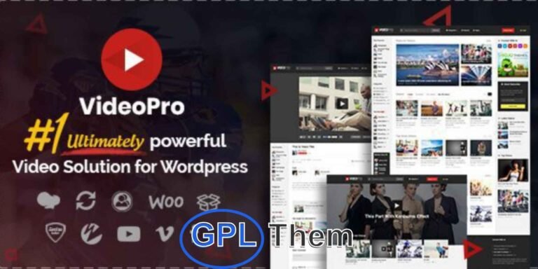 VideoPro – Ultimate WordPress Theme for Video Websites VideoPro is one of the most powerful and feature-rich WordPress themes for video-based websites, perfect for content creators, media platforms, and video publishers. Built on the foundation of the best-selling True Mag theme, VideoPro takes things even further with advanced tools and unique capabilities.