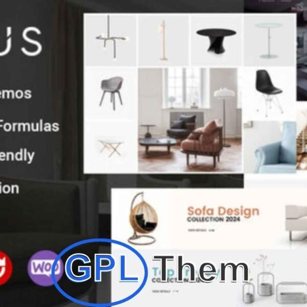 Modus – Modern Furniture & Interior Design WooCommerce WordPress Theme Modus is a sleek and modern WooCommerce WordPress theme designed specifically for furniture stores, interior design shops, and home decor marketplaces. Featuring 12 professionally crafted homepage layouts, Modus is perfect for a wide range of eCommerce niches including woodshops, glassware stores, fabric boutiques, equipment outlets, and architectural design shops.