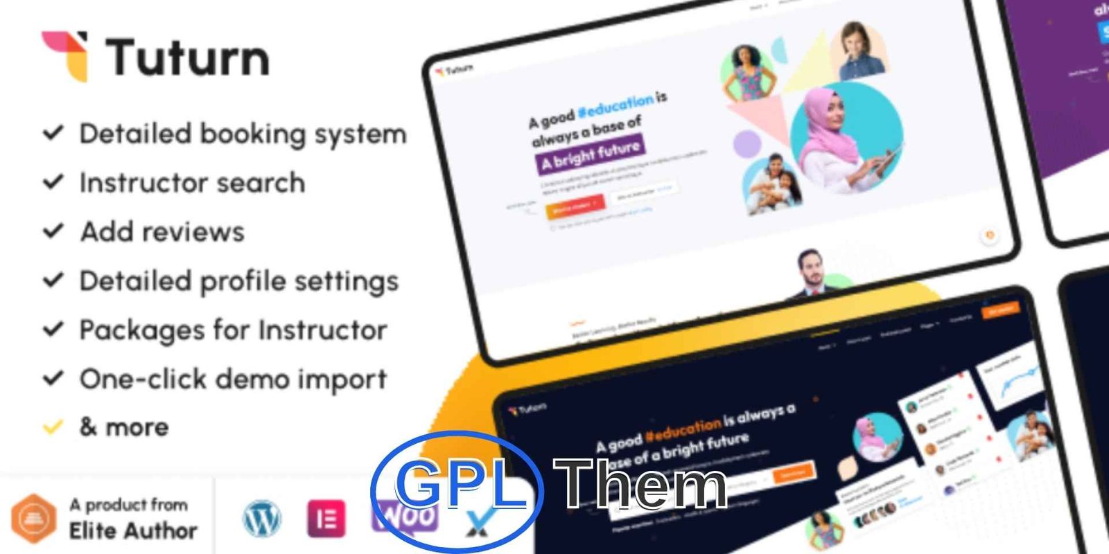 Tuturn – Online Tutors MarketPlace WordPress Theme Tuturn – Online Tutors Marketplace WordPress Theme Tuturn is a modern and feature-rich WordPress theme designed for building an online tuition and tutor marketplace. Ideal for education startups, eLearning platforms, and private tutor directories, Tuturn allows you to create a seamless experience for students searching for expert tutors across various subjects.