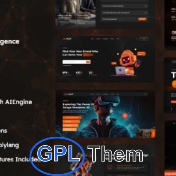 AI MAX – Artificial Intelligence & Neural Network WordPress Theme AI MAX is a cutting-edge WordPress theme specifically designed for websites and startups in the artificial intelligence, machine learning, and neural network industries. Perfect for AI-powered platforms like ChatGPT, AI art generators, DALL·E, OpenAI applications, and other smart tech solutions, AI MAX delivers a sleek, modern design with both dark and light UI options.