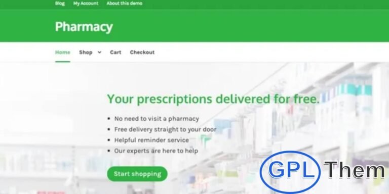 Pharmacy – WooCommerce Storefront Child Theme for Health & Wellness Stores Pharmacy is a clean, professional Storefront child theme crafted specifically for online pharmacies, health stores, and medical eCommerce websites.