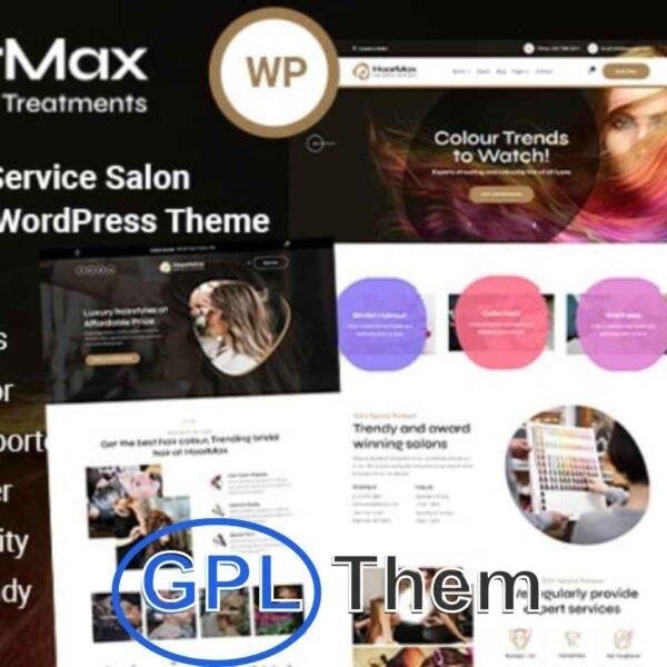 HaarMax – Hair Salon, Barber Shop & Beauty Spa WordPress Theme HaarMax is a modern and versatile WordPress theme specially crafted for hair salons, barber shops, beauty salons, massage centers, day spas, and wellness clinics. Designed with flexibility in mind, HaarMax is packed with powerful features and intuitive customization options—making it easy to build a stunning website without any coding.