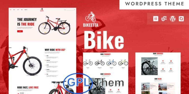 Bikeetta – WooCommerce Theme for Bike Shops & Cycling Stores Bikeetta is a high-performance WooCommerce WordPress theme built specifically for bike shops, cycling gear stores, and outdoor sports retailers. Featuring a sleek and interactive UI design, Bikeetta delivers a smooth and engaging shopping experience that helps you convert visitors into loyal customers.