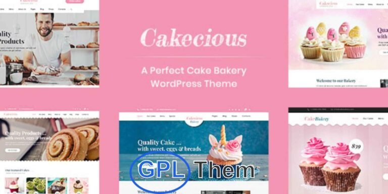 Cakecious – Cake Bakery & Food WooCommerce WordPress Theme Cakecious is a deliciously designed WordPress theme perfect for bakeries, cake shops, ice cream parlors, chocolate stores, shake bars, dairy product sellers, and other food-based businesses.