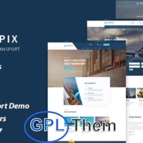 Transpix – Logistics, Shipping & Warehouse WordPress Theme Transpix is a fully responsive and modern WordPress theme designed for logistics companies, cargo services, freight forwarding, warehousing, packaging, and other transport-related businesses. With its clean design and professional layout, Transpix is also suitable for multipurpose corporate websites in the transportation and supply chain industries.
