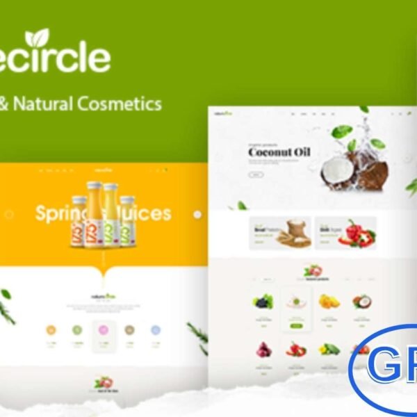 NatureCircle – Organic Food & Natural Products WooCommerce WordPress Theme NatureCircle is a beautifully crafted WooCommerce WordPress theme designed specifically for organic stores, including organic food markets, fresh fruits and vegetables shops, natural skincare, and eco-friendly products.