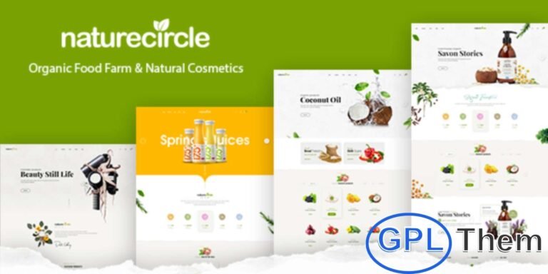 NatureCircle – Organic Food & Natural Products WooCommerce WordPress Theme NatureCircle is a beautifully crafted WooCommerce WordPress theme designed specifically for organic stores, including organic food markets, fresh fruits and vegetables shops, natural skincare, and eco-friendly products.