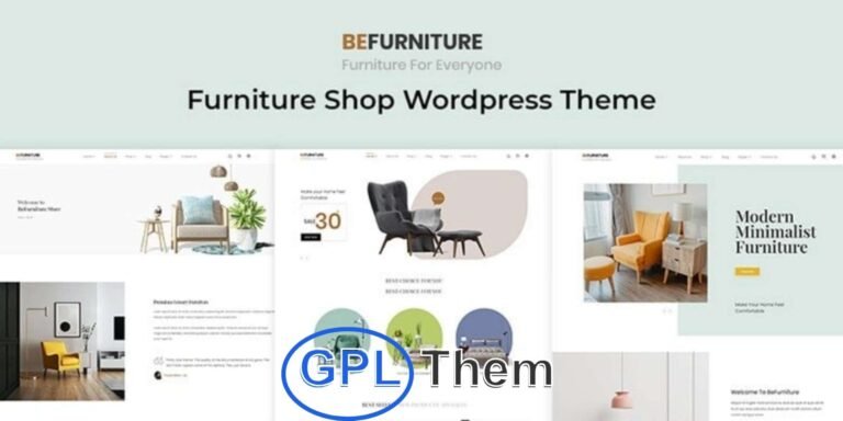 Befurniture – Free WooCommerce WordPress Theme for Furniture Stores Befurniture is a stylish and versatile free WooCommerce WordPress theme crafted for furniture shops, home décor retailers, and interior design businesses. Whether you're launching a new online store or refreshing an existing one, Befurniture offers the perfect blend of elegance and functionality to bring your eCommerce vision to life.