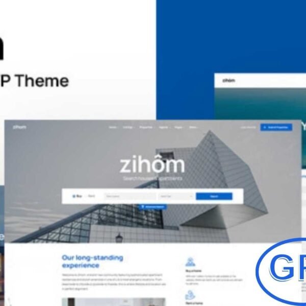 Zihom v1.1.1 – Real Estate WordPress Theme