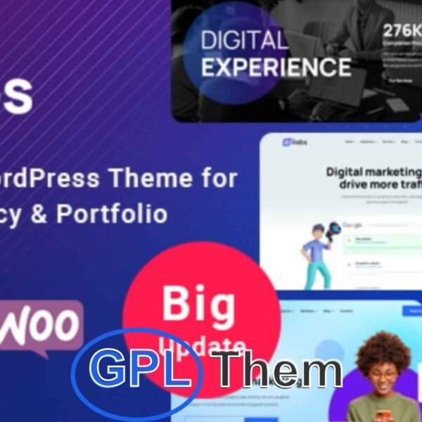 Dilabs – Creative Agency & Startup WordPress Theme Dilabs is a fully responsive and highly customizable Creative Agency WordPress Theme ideal for digital agencies, startups, consulting firms, and modern business websites. Packed with 15 stunning homepage layouts and 35+ inner page variations, Dilabs offers a flexible and professional solution for building a standout online presence.