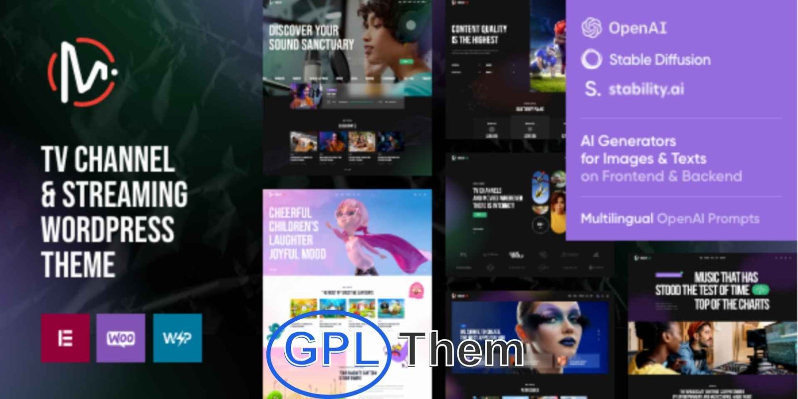 MediaFlex – TV Channel & Streaming WordPress Theme MediaFlex – TV Channel, Video Streaming & Entertainment WordPress Theme MediaFlex is a vibrant and modern WordPress theme designed for the dynamic world of entertainment. Perfectly suited for TV channels, online video streaming platforms, music channels, podcast websites, online radio stations, and entertainment blogs, this theme brings a bold and colorful aesthetic with high-end functionality.