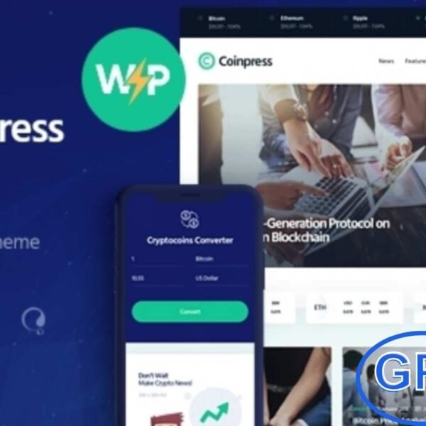 Coinpress – Cryptocurrency Blog, ICO & Financial WordPress Theme Coinpress is a modern and powerful WordPress theme tailored for cryptocurrency blogs, ICO agencies, financial advisors, and blockchain startups. With its clean and professional design, it’s the perfect choice for creating engaging content around crypto news, digital currencies, mining updates, and investment strategies.