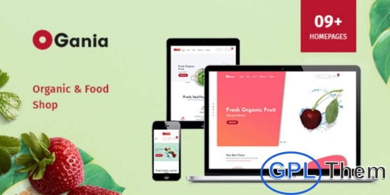 Ogania – Organic & Food Store WooCommerce WordPress Theme Ogania is a beautifully crafted WooCommerce WordPress theme designed specifically for organic food stores, grocery shops, farms, eco-friendly products, and natural health businesses.