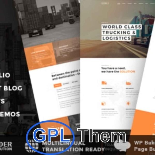 Globax – Logistics & Transportation WordPress Theme with WooCommerce Globax is a powerful and flexible WordPress theme designed specifically for logistics, transportation, shipping, and cargo businesses. With a modern, fully responsive layout and rich feature set, Globax makes it easy to build a professional logistics website without any coding skills.