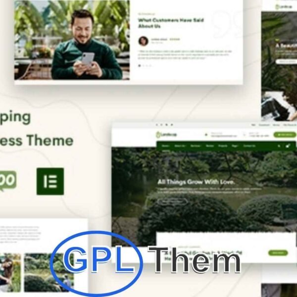 Landmaster – Garden & Landscaping WordPress Theme Landmaster is a beautifully crafted WordPress theme for landscaping and gardening services, ideal for lawn care companies, garden designers, florists, groundskeeping businesses, agriculture firms, and related industries. Designed with elegance and performance in mind, Landmaster offers everything you need to create a professional website quickly and efficiently.