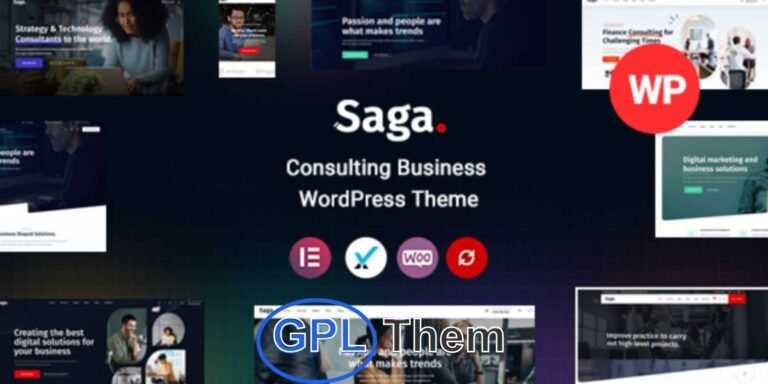 Saga – Business & Consulting WordPress Theme Saga is a professional and versatile WordPress theme designed specifically for business and consulting services.