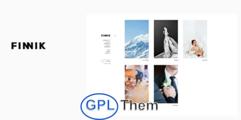Finnik – Minimal Photography Portfolio WordPress Theme Finnik is a clean and minimalist WordPress theme specially designed for photographers and visual artists. With its elegant layout and refined design, Finnik offers a perfect balance between aesthetic appeal and ease of use, allowing you to showcase your photography portfolio with clarity and sophistication.