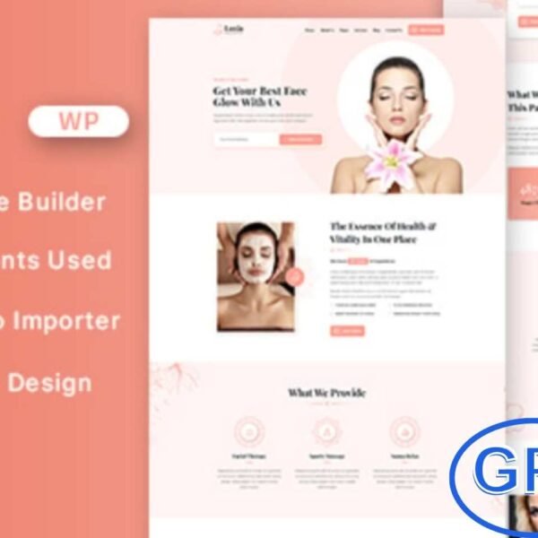 Luxia – Beauty, Spa & Wellness WordPress Theme Luxia is an elegant and modern WordPress theme designed for beauty salons, wellness centers, spas, hair studios, and holistic health services including yoga and meditation classes.